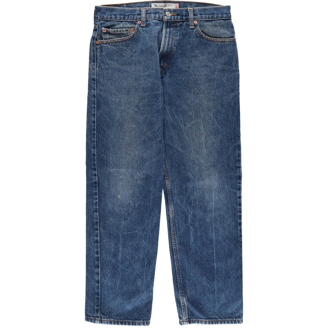 Levi's 505 REGULAR FIT tapered denim pants for men, size w33 cotton blue type Vintage Second Hand