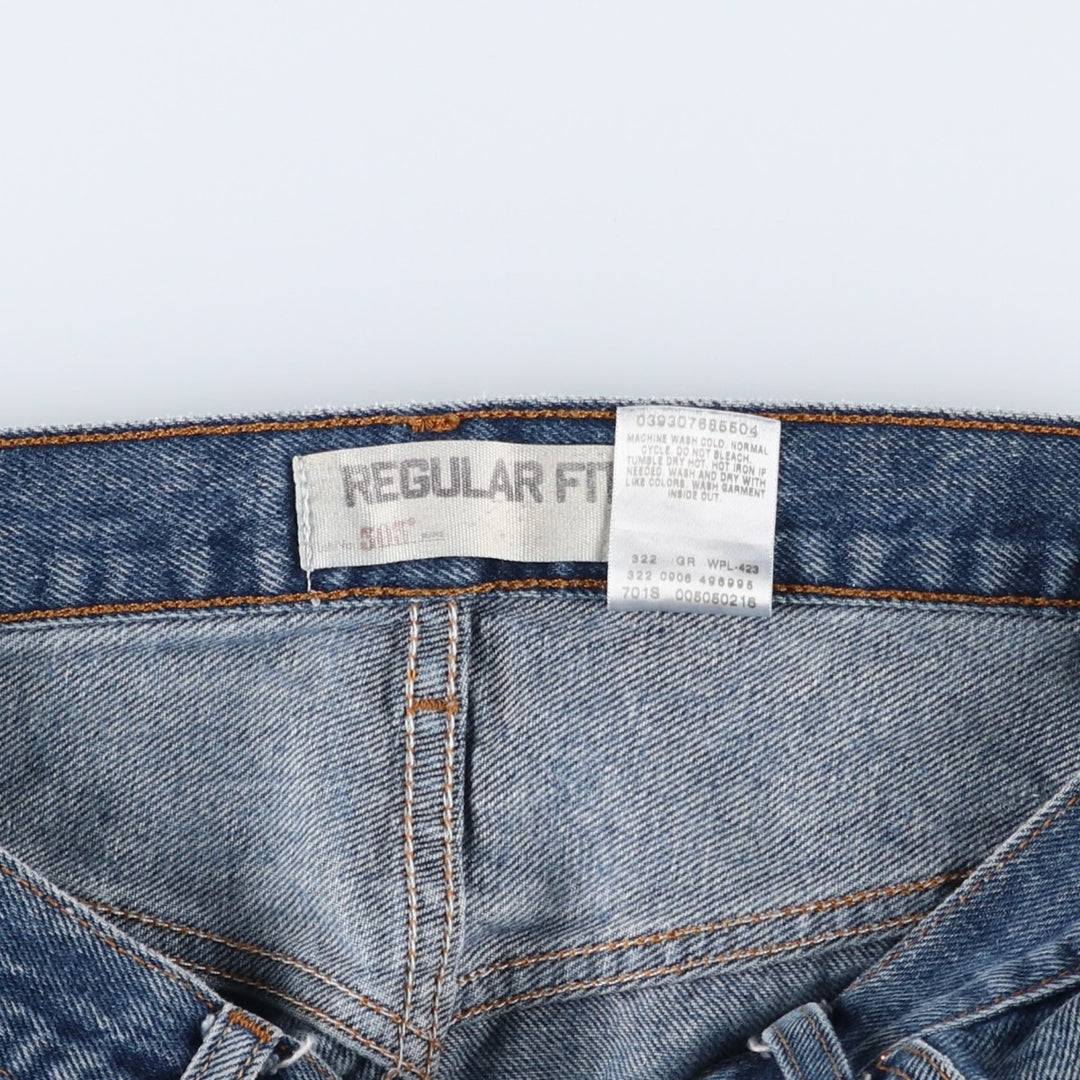 Levi's 505 REGULAR FIT tapered denim pants for men, size w33 cotton blue type Vintage Second Hand