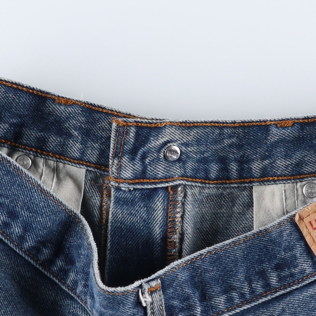 Levi's 505 REGULAR FIT tapered denim pants for men, size w33 cotton blue type Vintage Second Hand