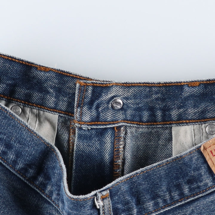 Levi's 505 REGULAR FIT tapered denim pants for men, size w33 cotton blue type Vintage Second Hand