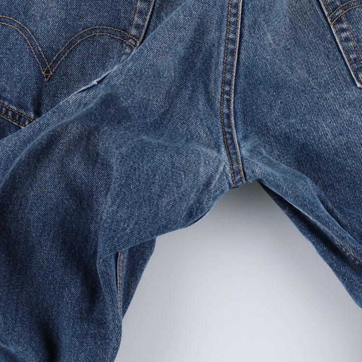 Levi's 505 REGULAR FIT tapered denim pants for men, size w33 cotton blue type Vintage Second Hand