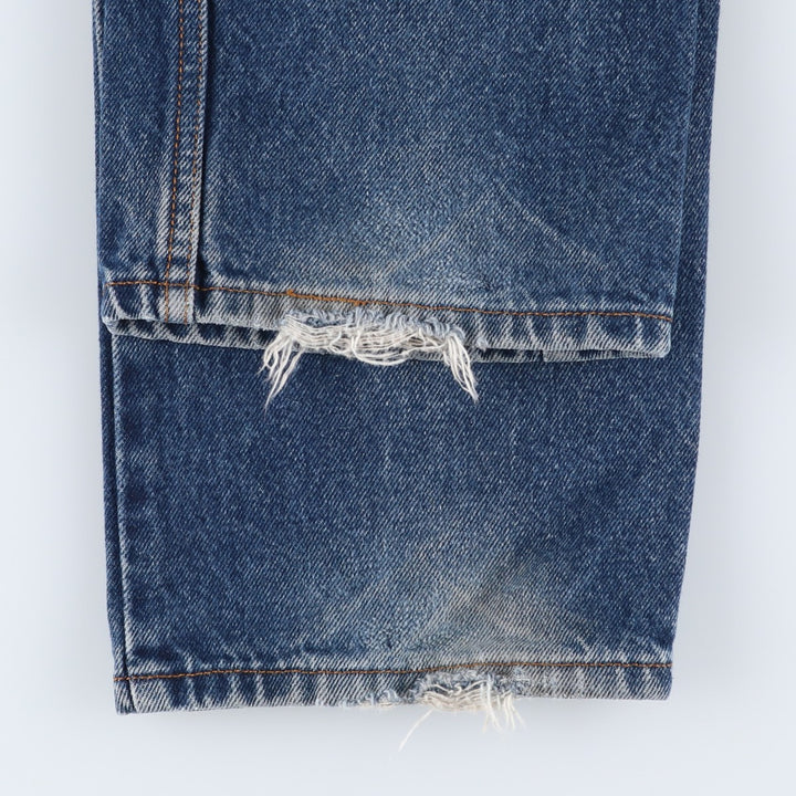 Levi's 505 REGULAR FIT tapered denim pants for men, size w33 cotton blue type Vintage Second Hand