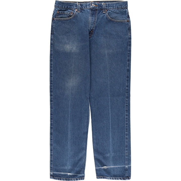 Levi's 505 REGULAR FIT tapered denim pants for men, size w34 cotton blue type Vintage Second Hand