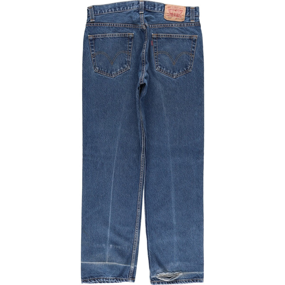 Levi's 505 REGULAR FIT tapered denim pants for men, size w34 cotton blue type Vintage Second Hand