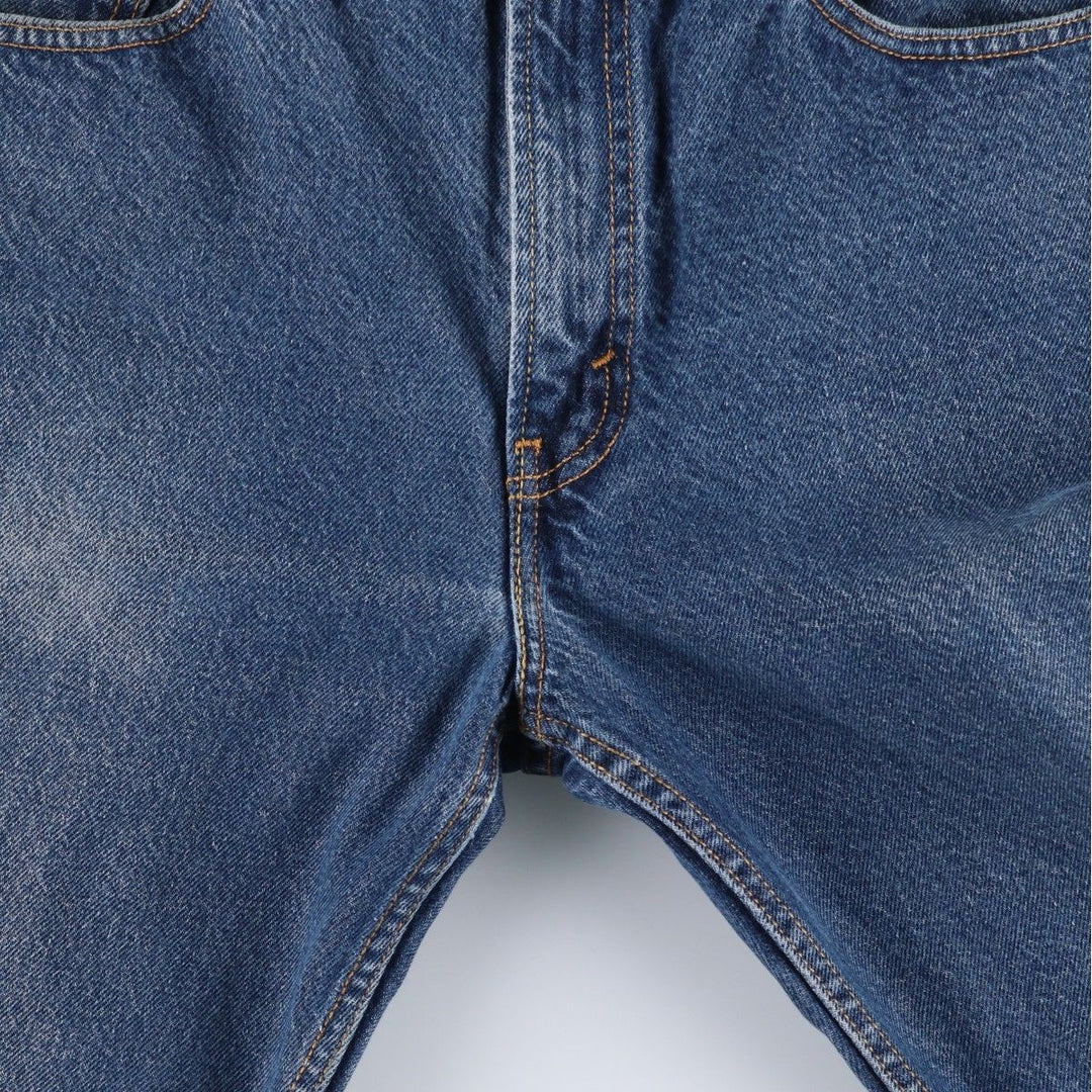 Levi's 505 REGULAR FIT tapered denim pants for men, size w34 cotton blue type Vintage Second Hand