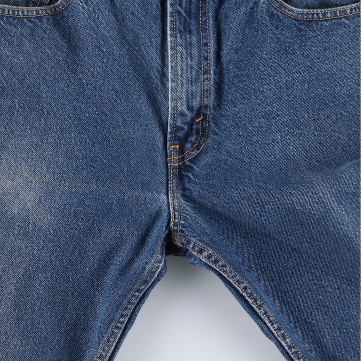 Levi's 505 REGULAR FIT tapered denim pants for men, size w34 cotton blue type Vintage Second Hand