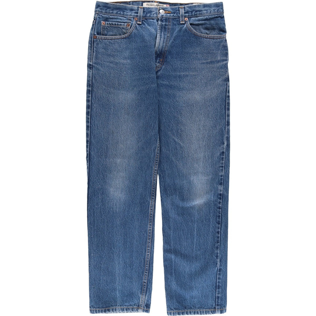 Levi's 505 REGULAR FIT tapered denim pants for men, size w33 cotton blue type Vintage Second Hand