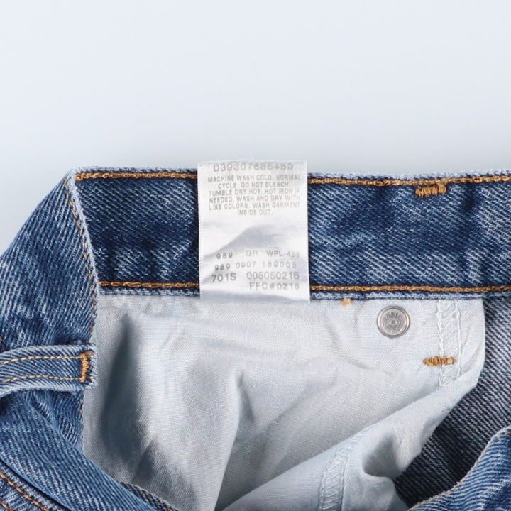Levi's 505 REGULAR FIT tapered denim pants for men, size w33 cotton blue type Vintage Second Hand