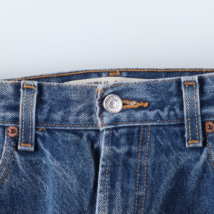 Levi's 505 REGULAR FIT tapered denim pants for men, size w33 cotton blue type Vintage Second Hand