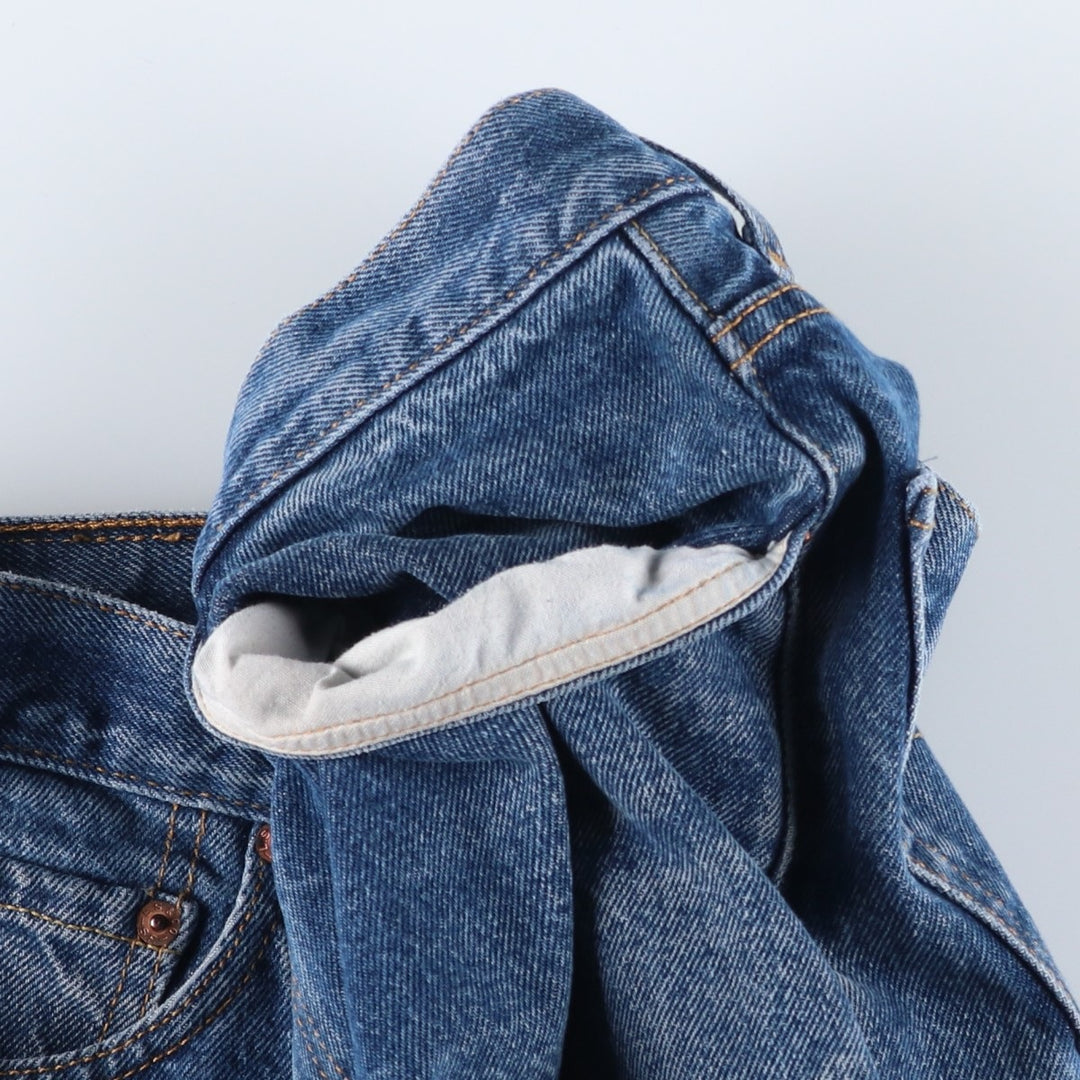 Levi's 505 REGULAR FIT tapered denim pants for men, size w33 cotton blue type Vintage Second Hand