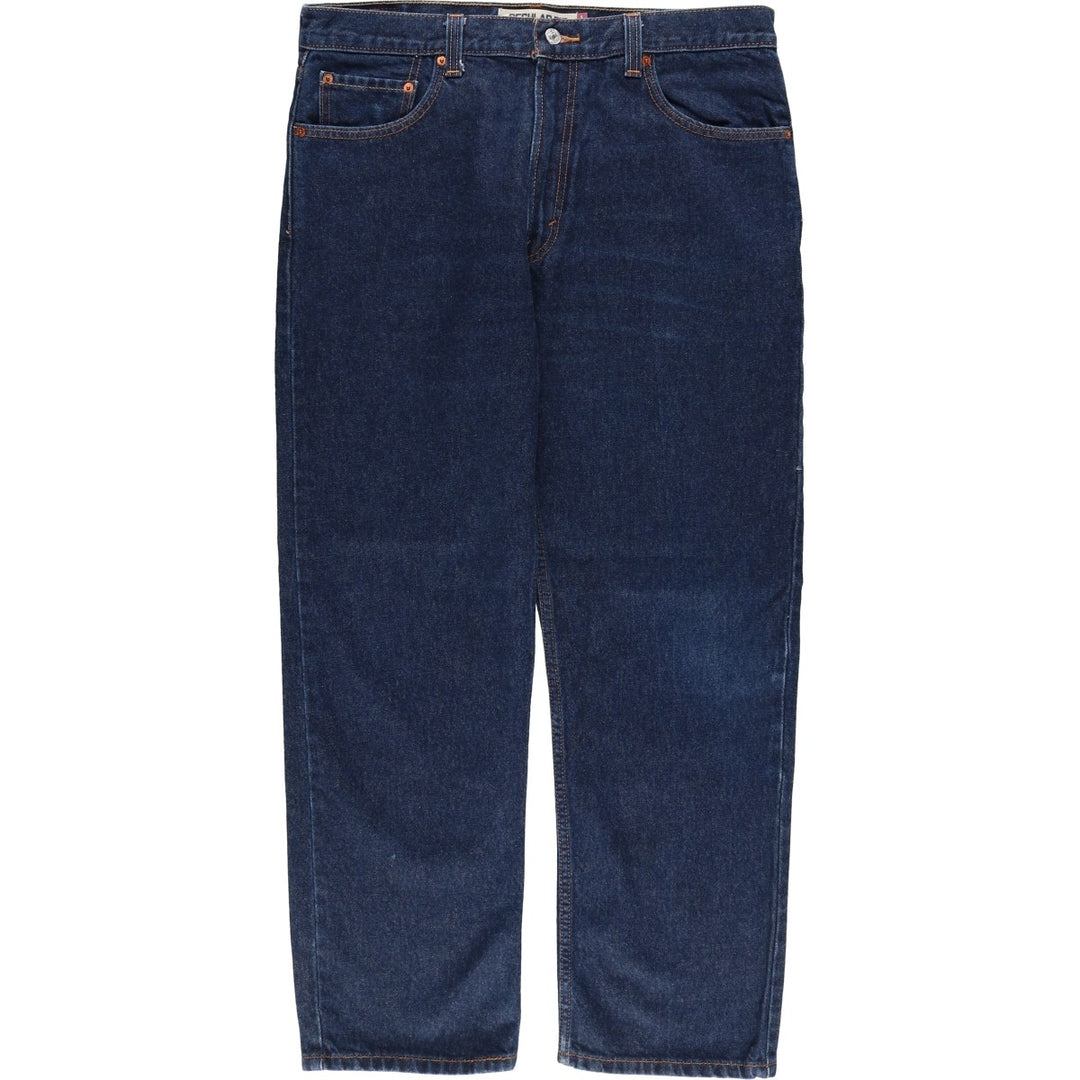 Levi's 505 Regular Fit Tapered Denim Pants, Men's, Size 38 cotton Navy blue Vintage Second Hand