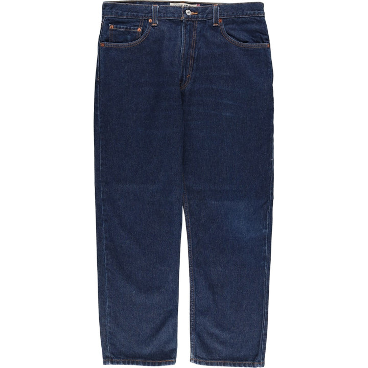 Levi's 505 Regular Fit Tapered Denim Pants, Men's, Size 38 cotton Navy blue Vintage Second Hand