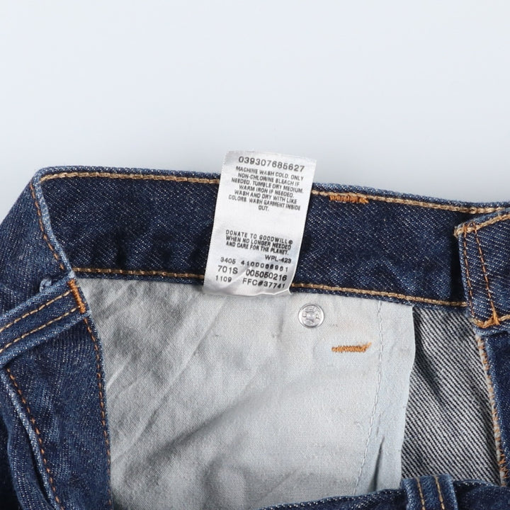 Levi's 505 Regular Fit Tapered Denim Pants, Men's, Size 38 cotton Navy blue Vintage Second Hand