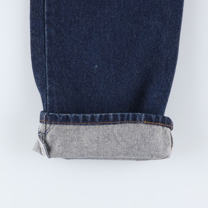 Levi's 505 Regular Fit Tapered Denim Pants, Men's, Size 38 cotton Navy blue Vintage Second Hand