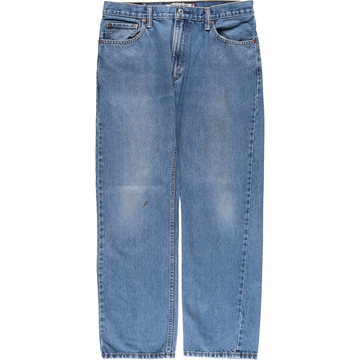 Levi's 505 REGULAR FIT tapered denim pants for men, size w35 cotton blue type Vintage Second Hand