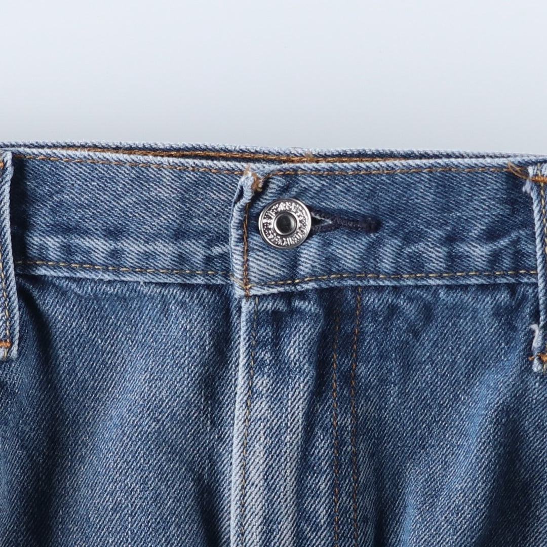Levi's 505 REGULAR FIT tapered denim pants for men, size w35 cotton blue type Vintage Second Hand