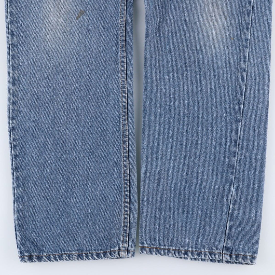 Levi's 505 REGULAR FIT tapered denim pants for men, size w35 cotton blue type Vintage Second Hand
