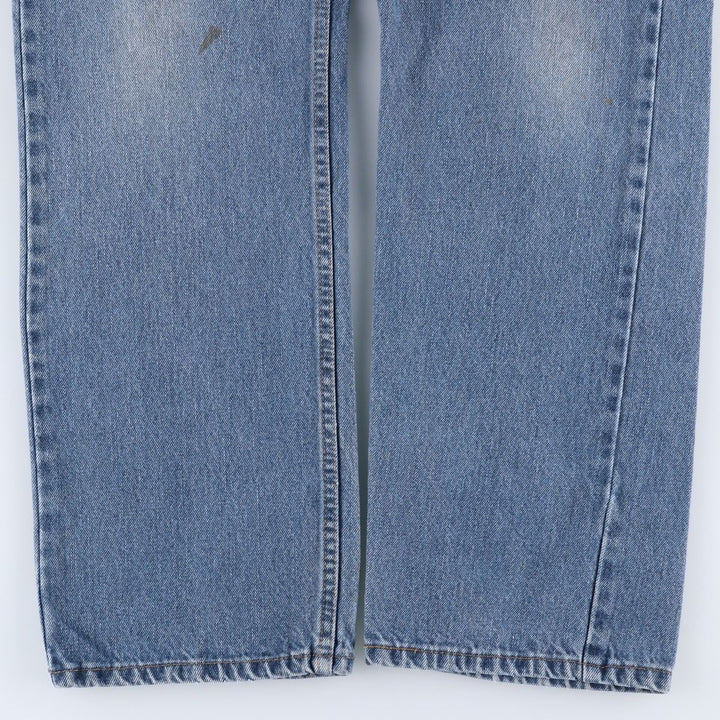 Levi's 505 REGULAR FIT tapered denim pants for men, size w35 cotton blue type Vintage Second Hand