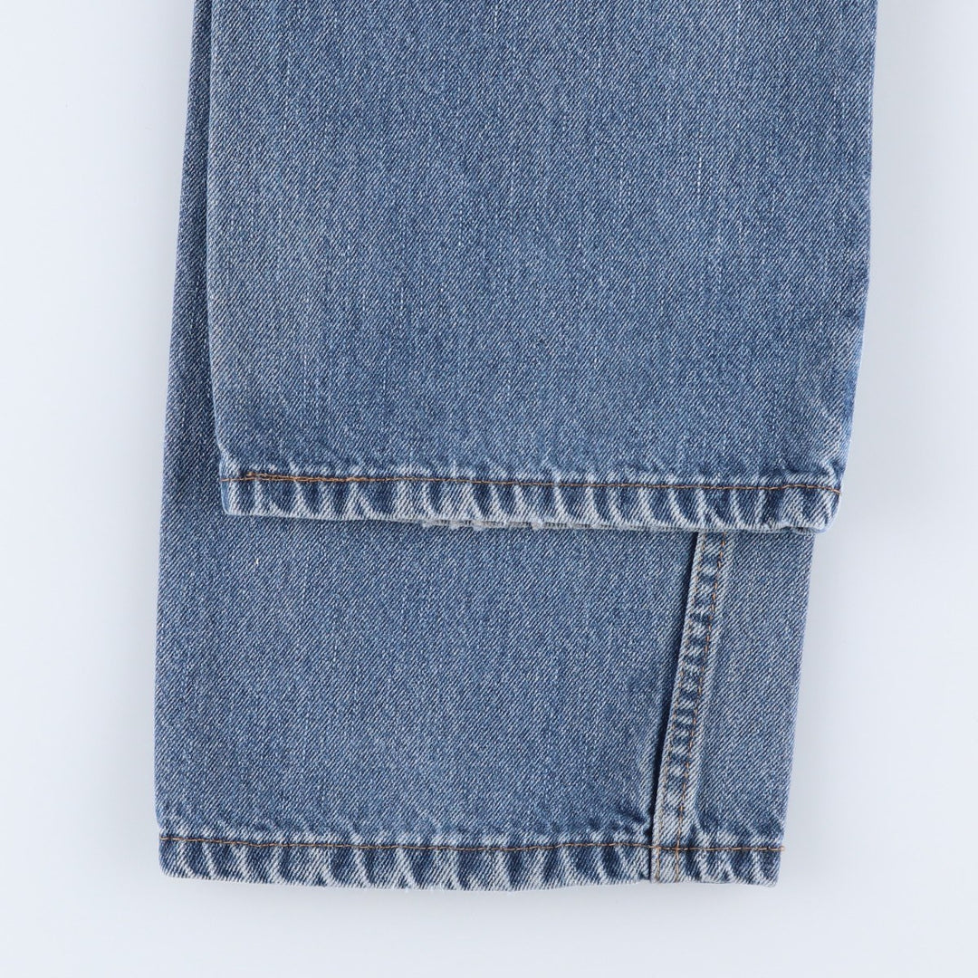 Levi's 505 REGULAR FIT tapered denim pants for men, size w35 cotton blue type Vintage Second Hand
