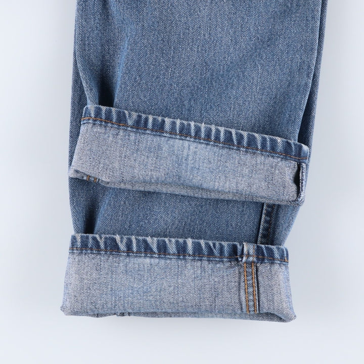 Levi's 505 REGULAR FIT tapered denim pants for men, size w35 cotton blue type Vintage Second Hand