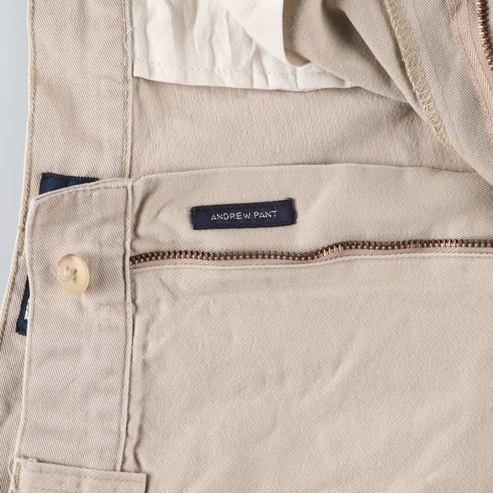 Ralph Lauren POLO by Ralph Lauren Two-pleat Chino Pants for Men, W32 equivalent cotton Beige type Vintage Second Hand