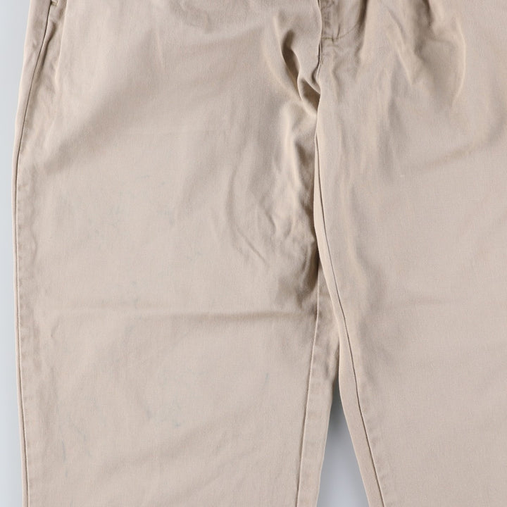 Ralph Lauren POLO by Ralph Lauren Two-pleat Chino Pants for Men, W32 equivalent cotton Beige type Vintage Second Hand