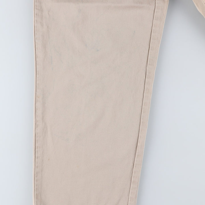 Ralph Lauren POLO by Ralph Lauren Two-pleat Chino Pants for Men, W32 equivalent cotton Beige type Vintage Second Hand