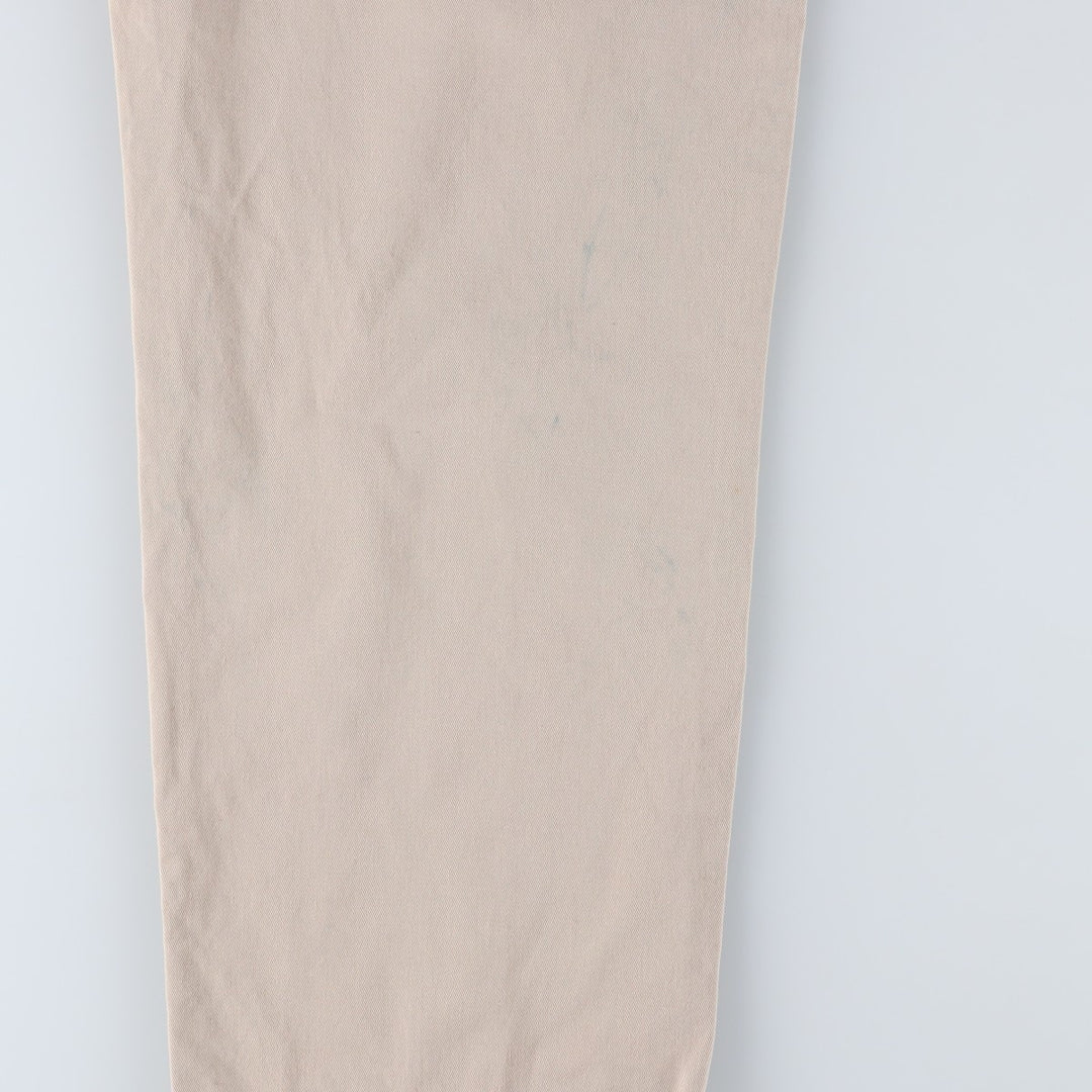 Ralph Lauren POLO by Ralph Lauren Two-pleat Chino Pants for Men, W32 equivalent cotton Beige type Vintage Second Hand