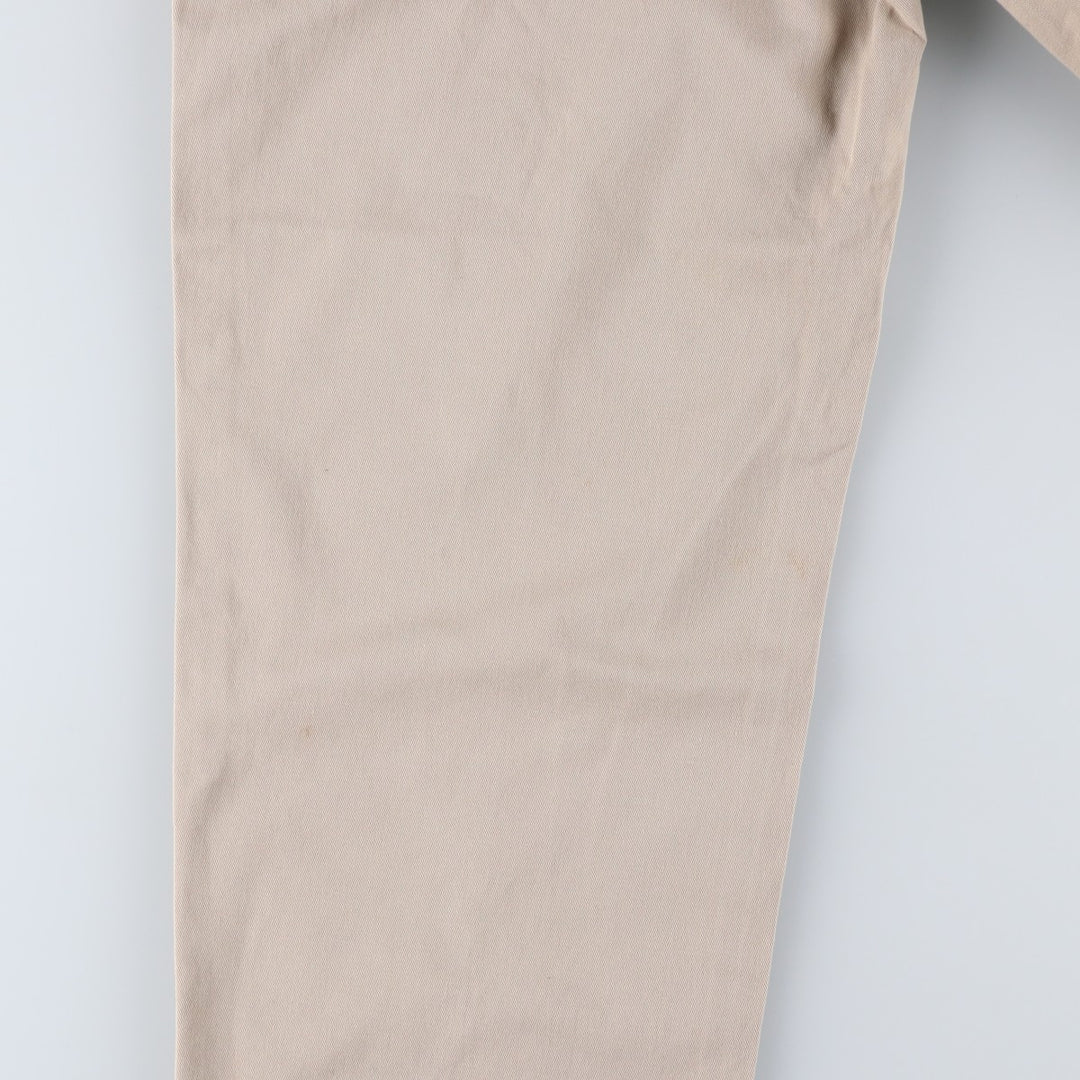 Ralph Lauren POLO by Ralph Lauren Two-pleat Chino Pants for Men, W32 equivalent cotton Beige type Vintage Second Hand