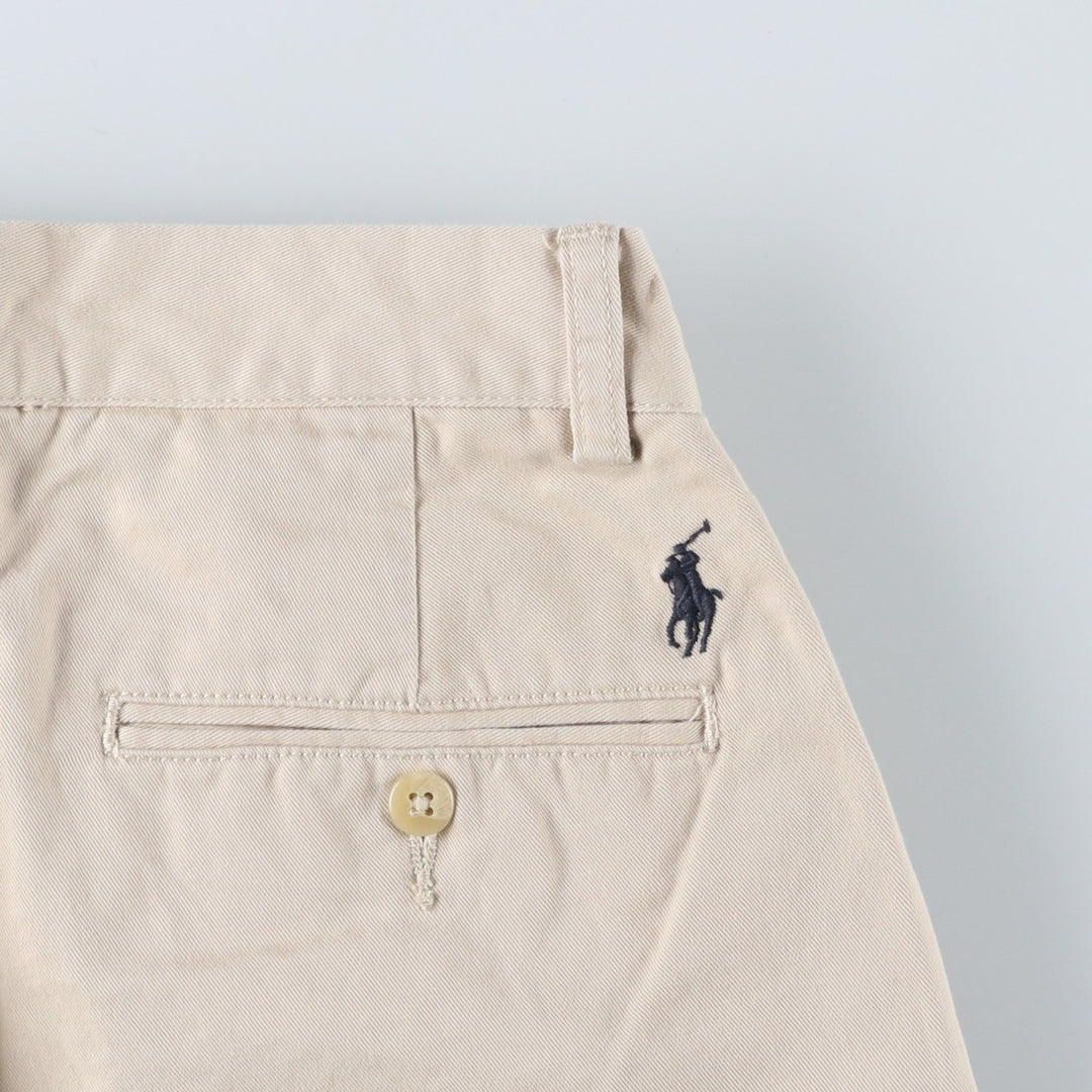 Ralph Lauren POLO by Ralph Lauren ETHAN PANT Two-pleat Chino Pants Men's W30 equivalent cotton ivory Vintage Second Hand