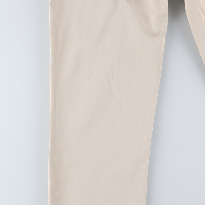 Ralph Lauren POLO by Ralph Lauren ETHAN PANT Two-pleat Chino Pants Men's W30 equivalent cotton ivory Vintage Second Hand