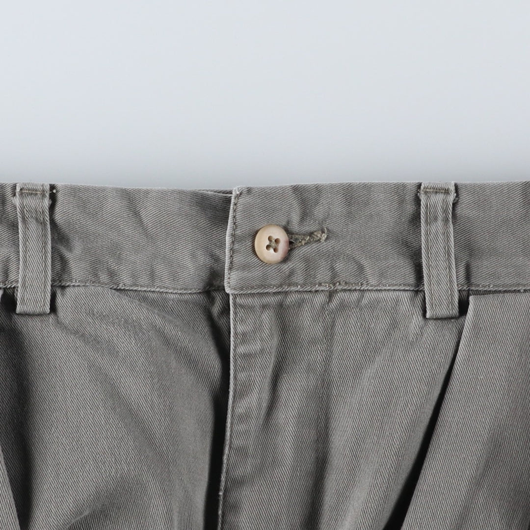 Ralph Lauren POLO by Ralph Lauren ANDREW PANT Two-pleat Chino Pants Men's W30 equivalent cotton Khaki type Vintage Second Hand