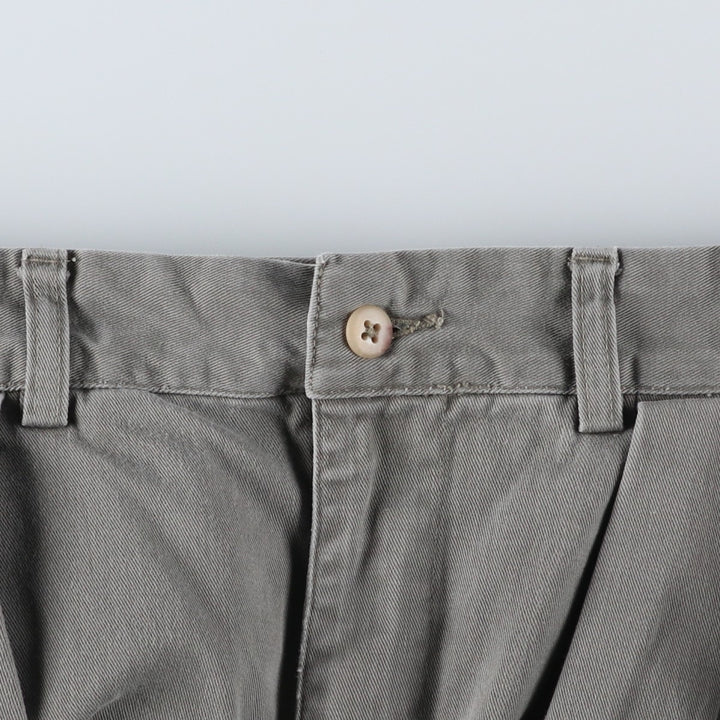 Ralph Lauren POLO by Ralph Lauren ANDREW PANT Two-pleat Chino Pants Men's W30 equivalent cotton Khaki type Vintage Second Hand