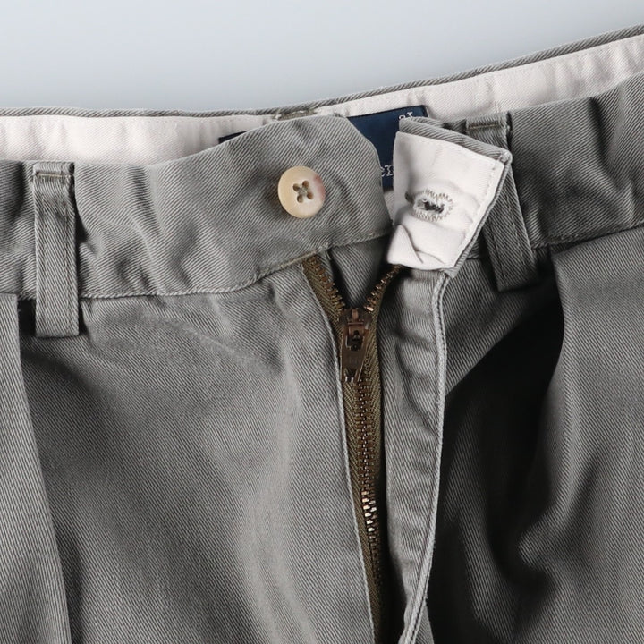 Ralph Lauren POLO by Ralph Lauren ANDREW PANT Two-pleat Chino Pants Men's W30 equivalent cotton Khaki type Vintage Second Hand
