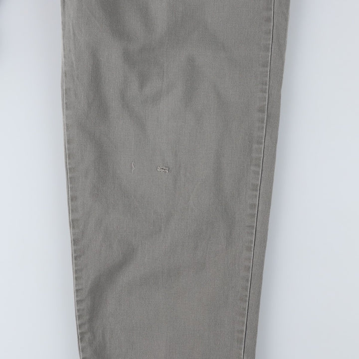 Ralph Lauren POLO by Ralph Lauren ANDREW PANT Two-pleat Chino Pants Men's W30 equivalent cotton Khaki type Vintage Second Hand