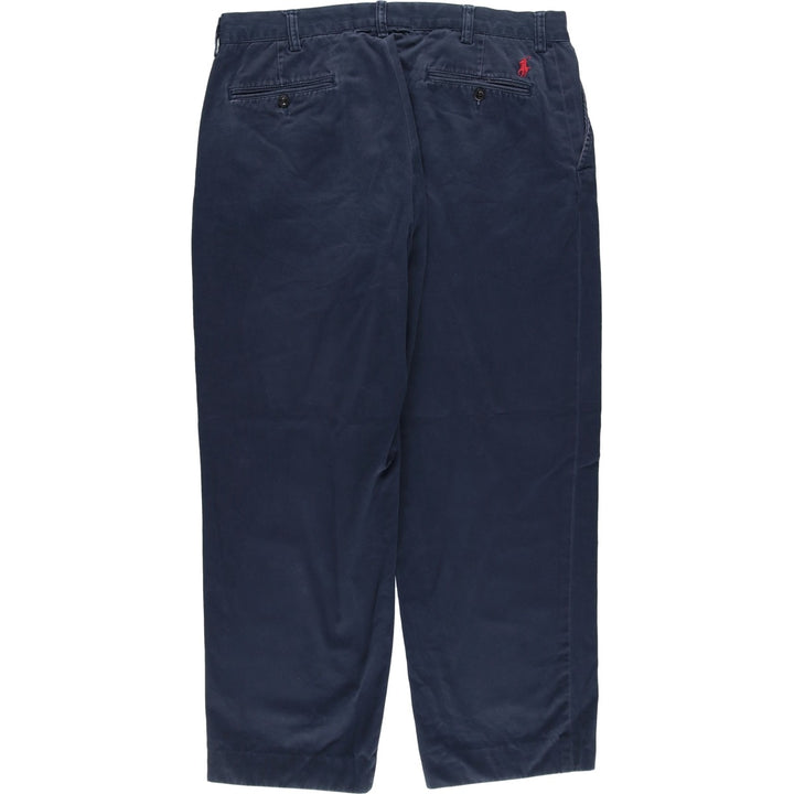 Ralph Lauren POLO by Ralph Lauren PROSPECT PANT Chino pants for men, equivalent to w36 cotton navy blue type Vintage Second Hand