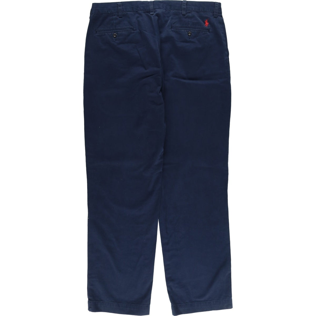Ralph Lauren POLO by Ralph Lauren PRESTON PANT Chino pants for men, equivalent to w37 cotton navy blue type Vintage Second Hand