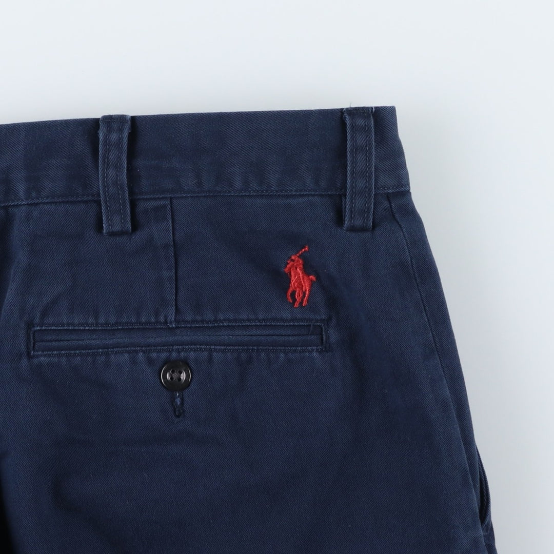 Ralph Lauren POLO by Ralph Lauren PRESTON PANT Chino pants for men, equivalent to w37 cotton navy blue type Vintage Second Hand