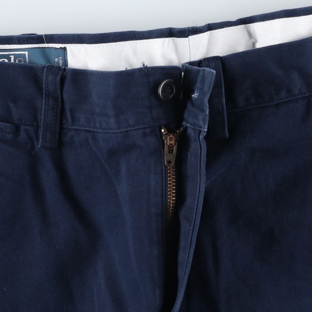 Ralph Lauren POLO by Ralph Lauren PRESTON PANT Chino pants for men, equivalent to w37 cotton navy blue type Vintage Second Hand