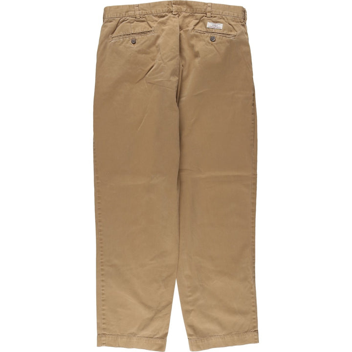 Ralph Lauren POLO by Ralph Lauren PROSPECT PANT Chino pants for men, equivalent to w34 cotton Beige type Vintage Second Hand