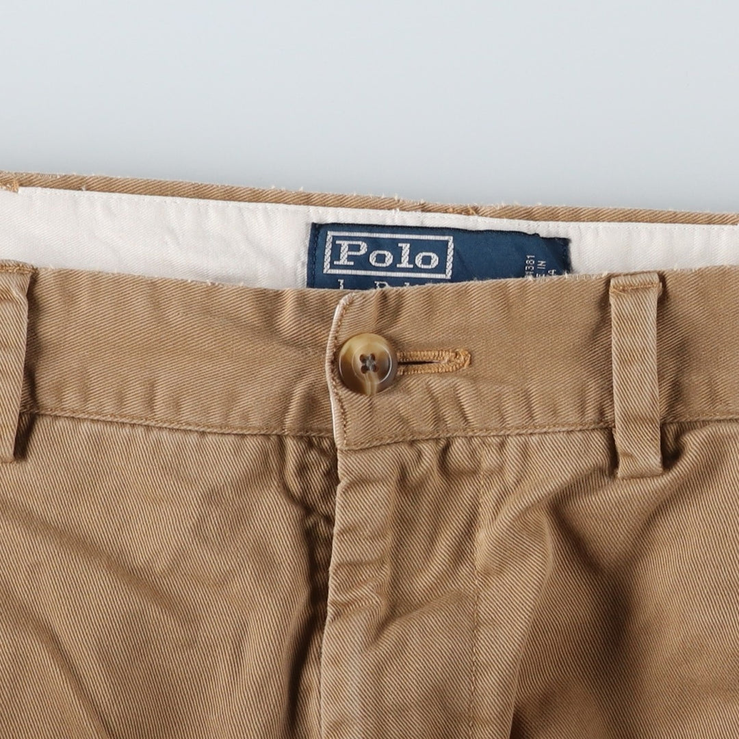 Ralph Lauren POLO by Ralph Lauren PROSPECT PANT Chino pants for men, equivalent to w34 cotton Beige type Vintage Second Hand