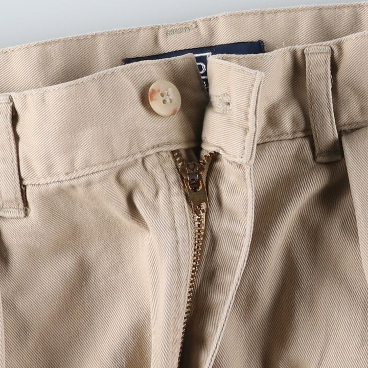 Ralph Lauren POLO by Ralph Lauren Two-pleat Chino Pants for Men, W32 equivalent cotton Beige type Vintage Second Hand