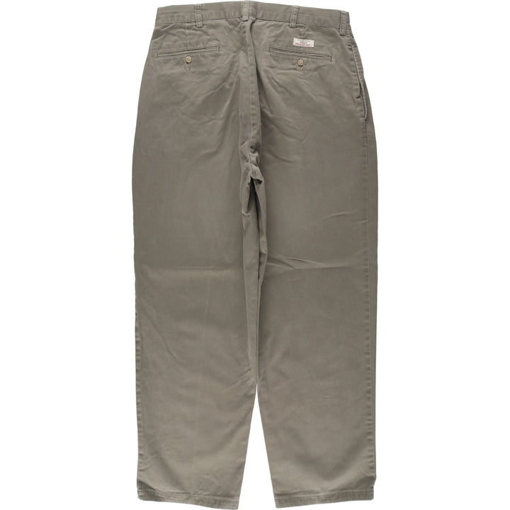 Ralph Lauren POLO by Ralph Lauren ANDREW PANT Two-pleat chino pants for men, equivalent to W34 cotton Khaki type Vintage Second Hand