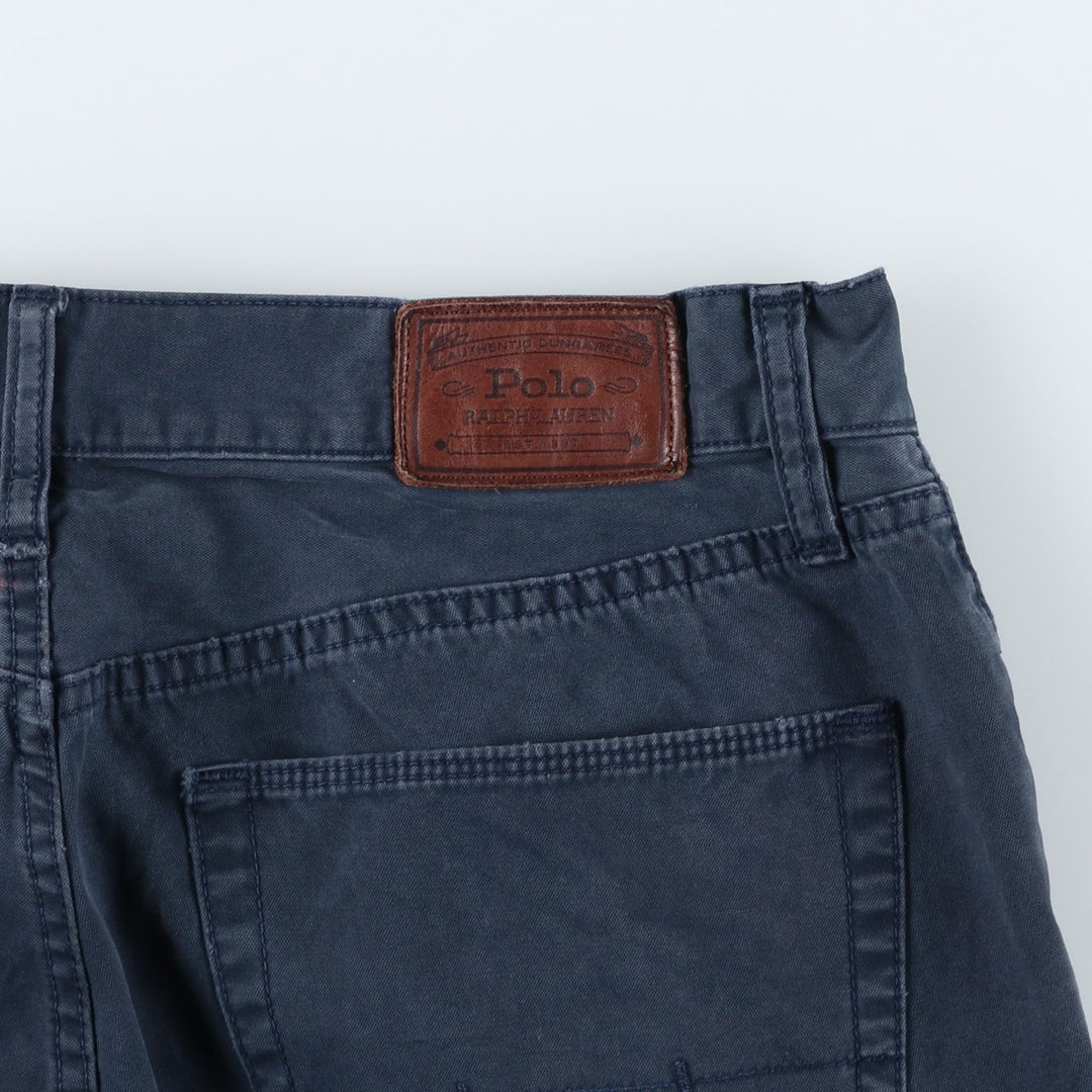 Ralph Lauren Polo RALPH LAUREN Men's Chino Pants, Size W34 cotton navy blue type Vintage Second Hand
