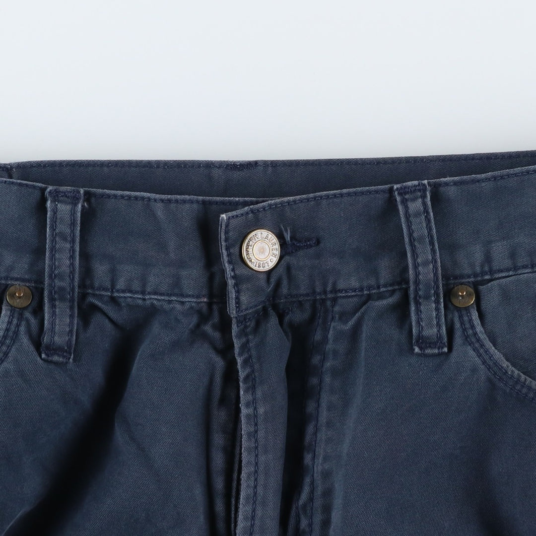 Ralph Lauren Polo RALPH LAUREN Men's Chino Pants, Size W34 cotton navy blue type Vintage Second Hand