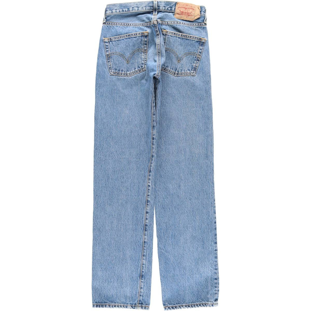 00'S Levi's 501 straight denim pants for men, W30 equivalent cotton blue type Vintage Second Hand