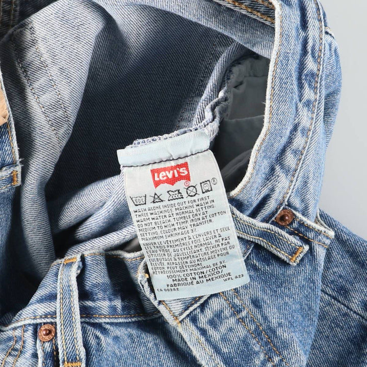 00'S Levi's 501 straight denim pants for men, W30 equivalent cotton blue type Vintage Second Hand