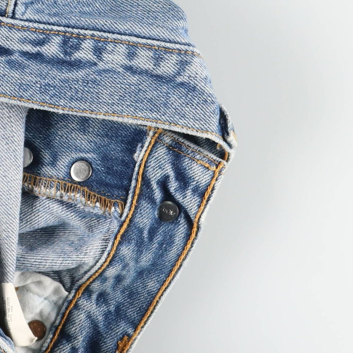 00'S Levi's 501 straight denim pants for men, W30 equivalent cotton blue type Vintage Second Hand