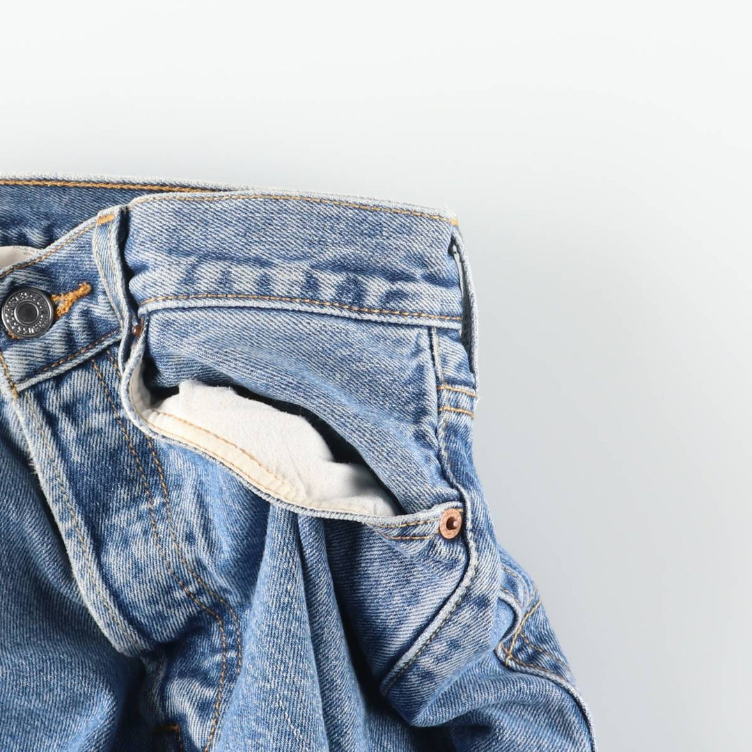 00'S Levi's 501 straight denim pants for men, W30 equivalent cotton blue type Vintage Second Hand