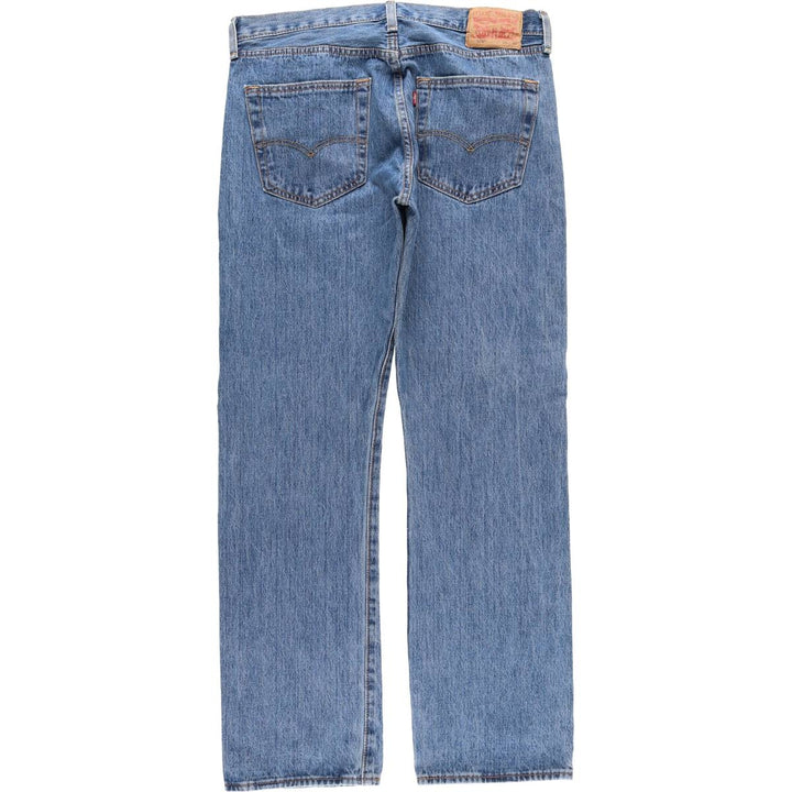 Levi's 501 straight denim pants for men, size W35 cotton blue type Vintage Second Hand